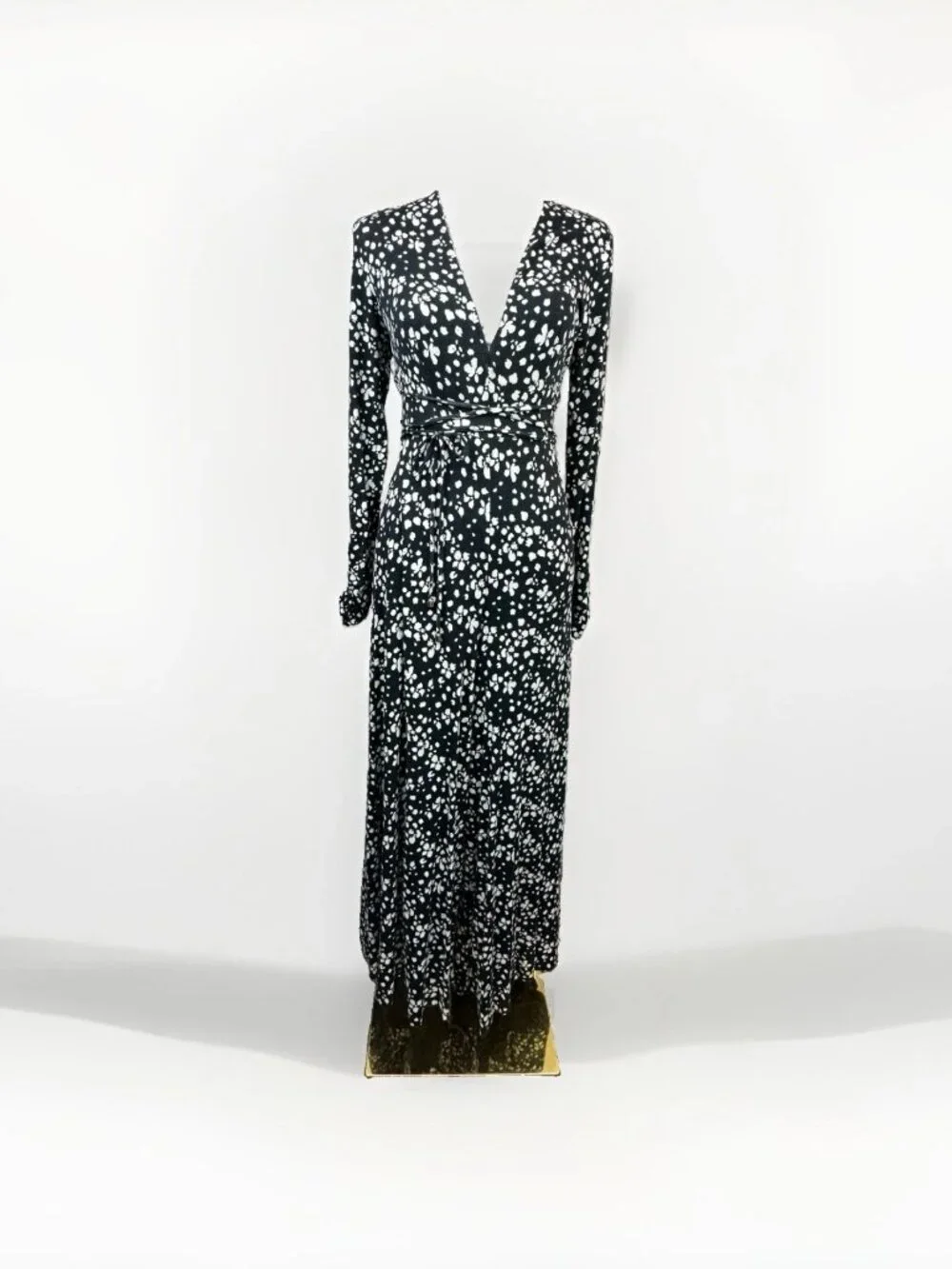 Free People Printed Effortless Wide Leg Jumpsuit Dark Combo Womens 0 Small